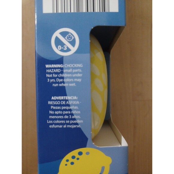 Alex's Lemonade Stand Detangle Brush Hair Clips Set 3pc yellow Lemon fruit New - Picture 7 of 7